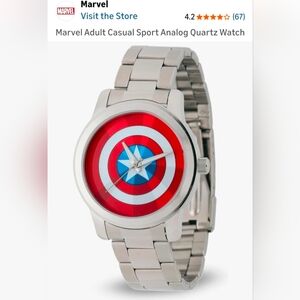 New Marvel Captain America Analog Quartz Watch Officially Licenesed